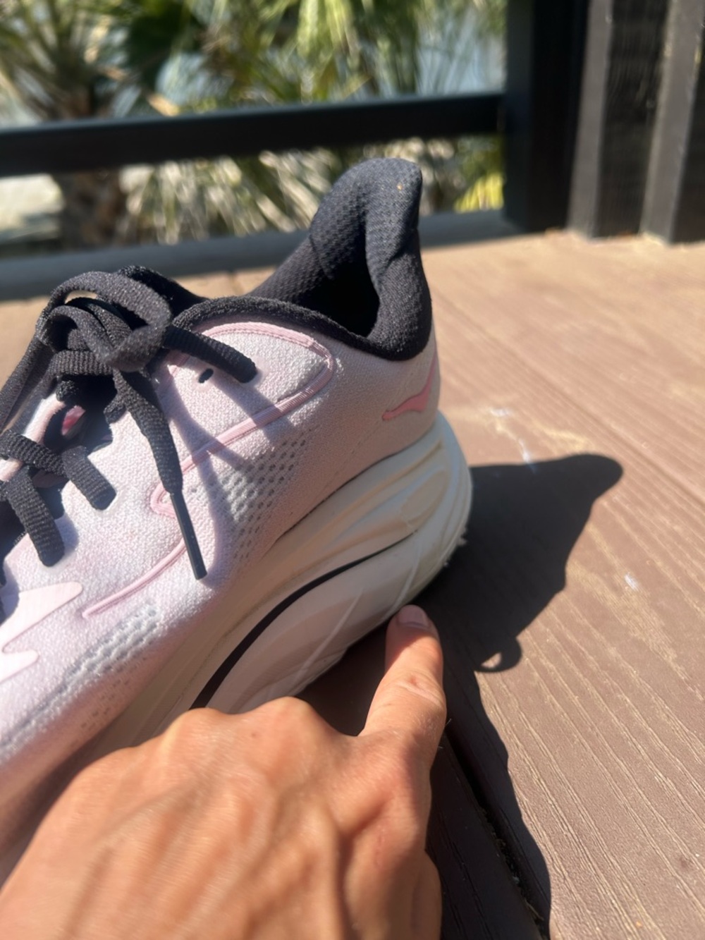 Hoka Clifton 10 Carnation/Starlight Glow size 11B - Picture 7 of 9